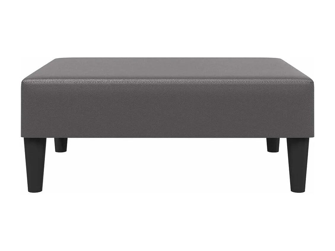 Ensemble de canapés 2 pcs gris similicuir