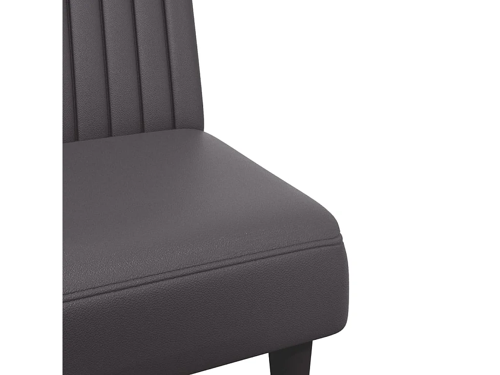 Ensemble de canapés 2 pcs gris similicuir