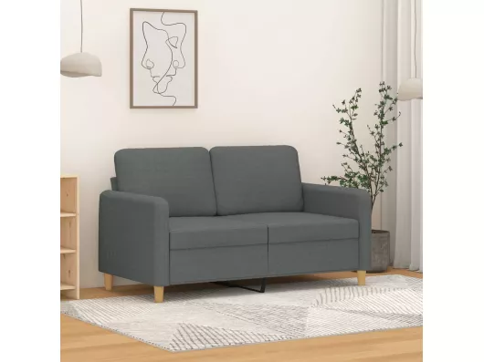 Kauf Unique 2-Sitzer-Sofa Dunkelgrau 120 cm Stoff