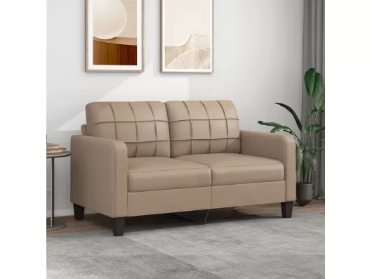 Kauf Unique 2-Sitzer-Sofa Cappuccino-Braun 140 cm Kunstleder