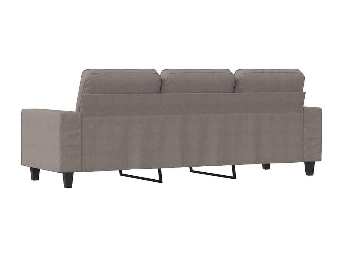 3-Sitzer-Sofa Taupe 180 cm Stoff