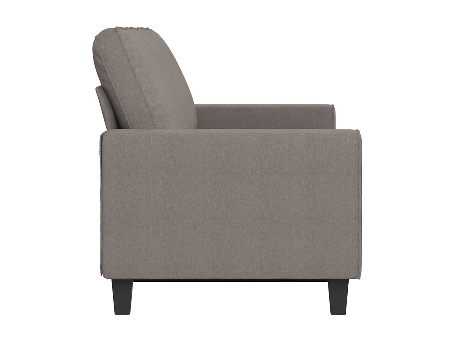 Canapé à 3 places Taupe 180 cm Tissu