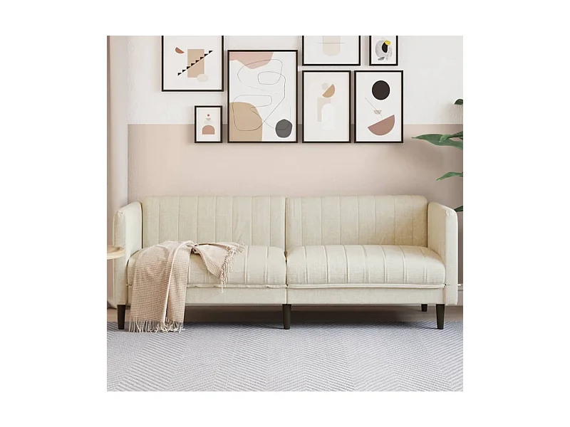 3-Sitzer-Sofa Leinen