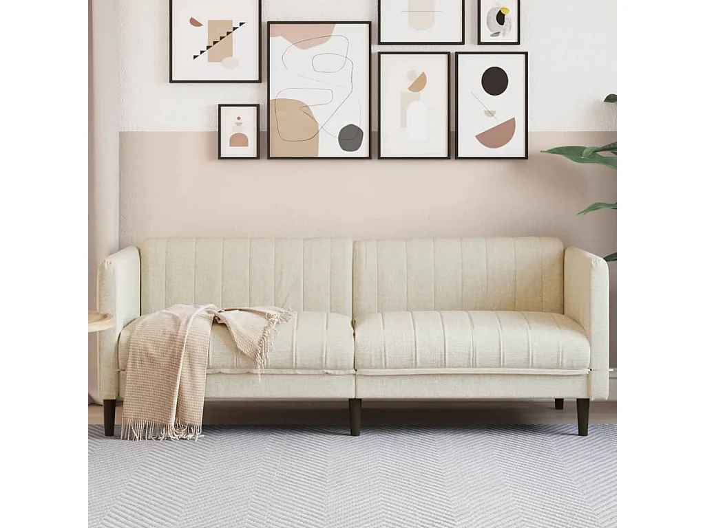 3-Sitzer-Sofa Leinen