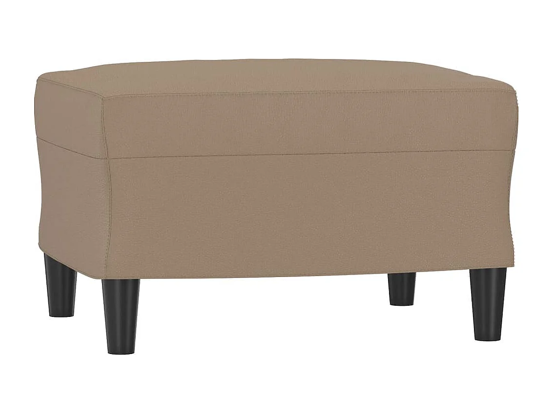 Ensemble de canapés 3 pcs avec coussins Cappuccino Similicuir