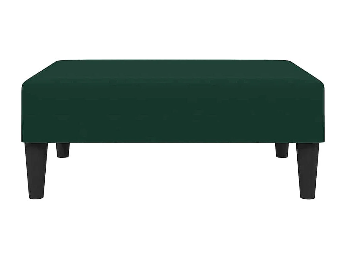 Ensemble de canapés 2 pcs vert foncé velours