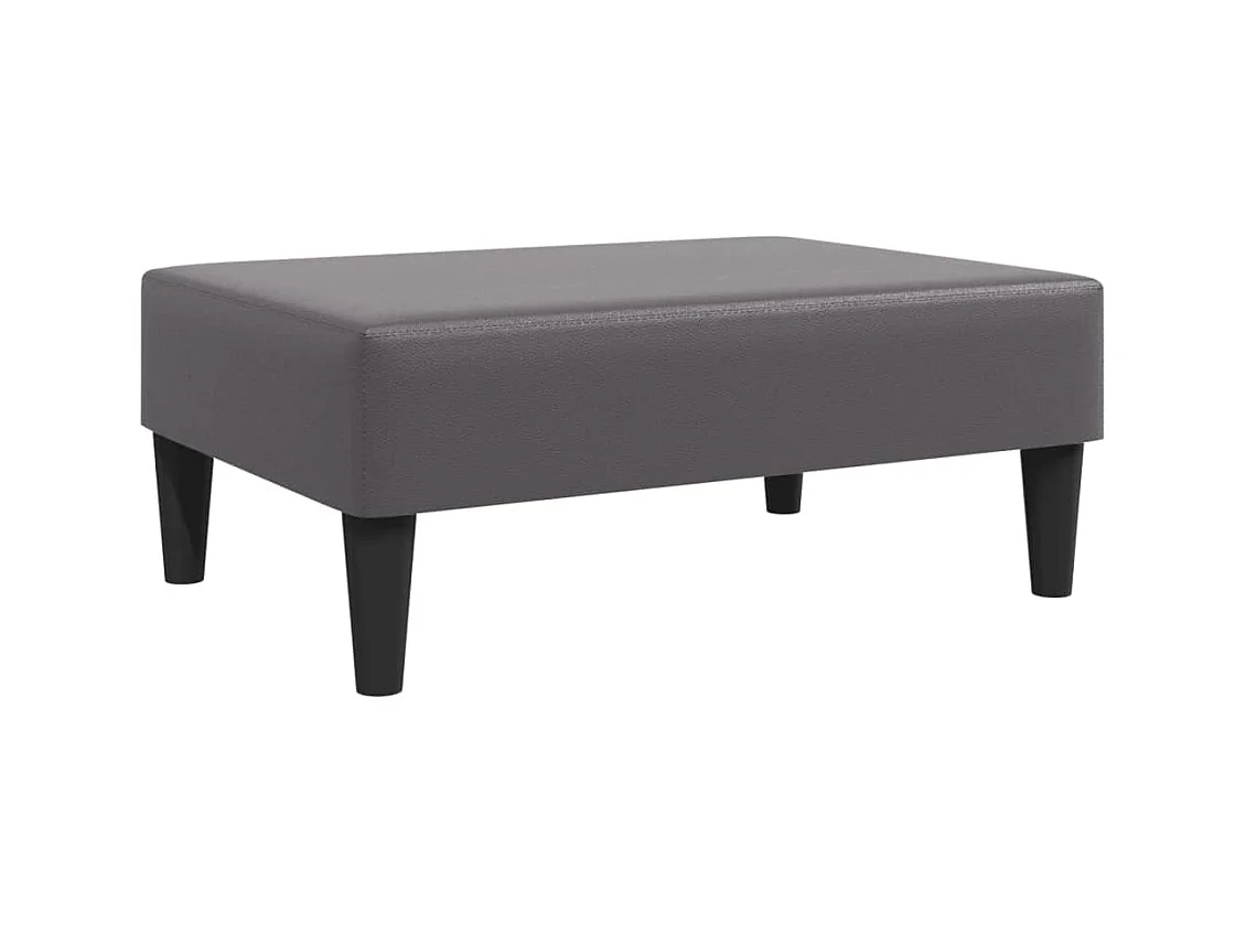 Ensemble de canapés 2 pcs gris similicuir