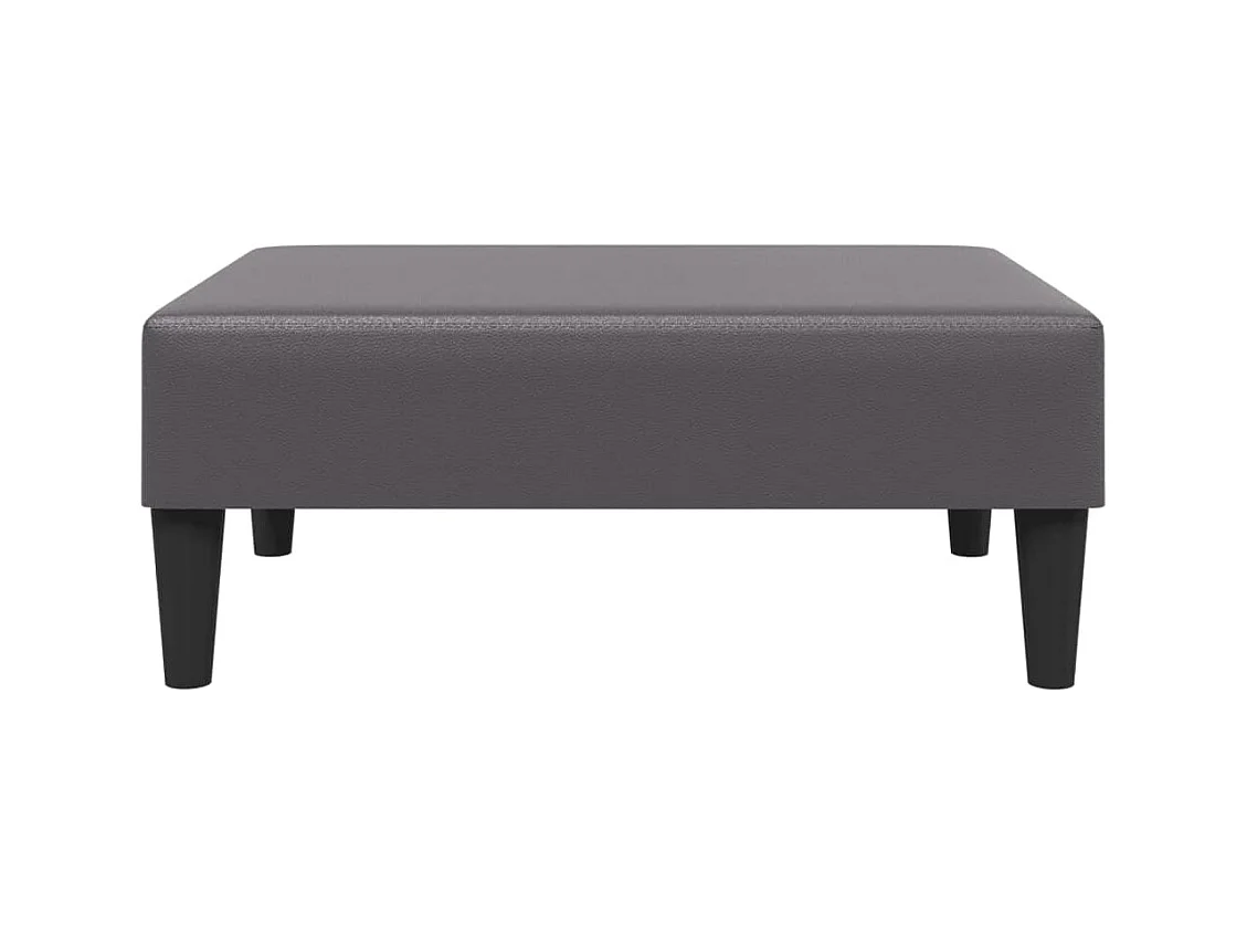 Ensemble de canapés 2 pcs gris similicuir