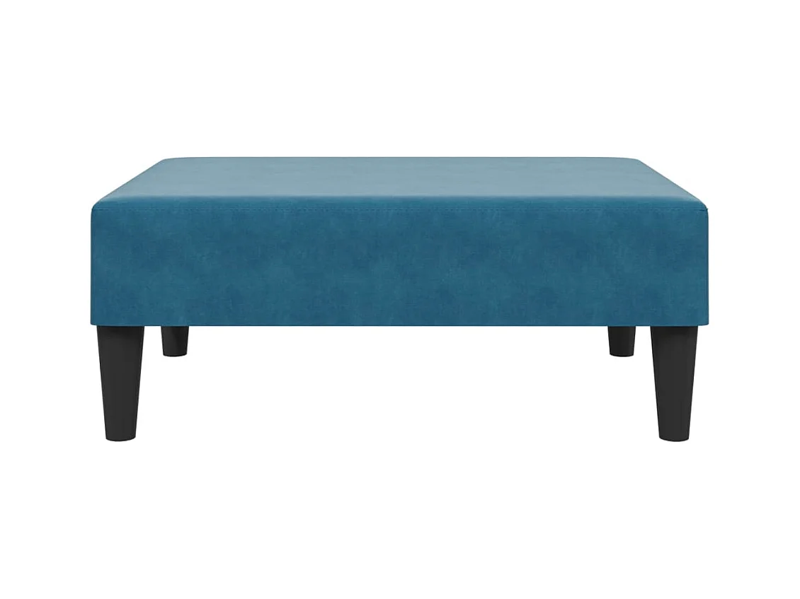 2-delige Loungeset met kussens fluweel blauw