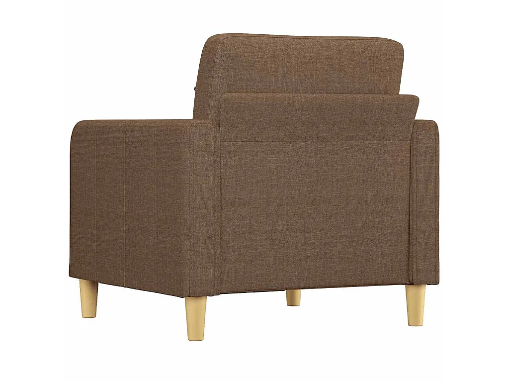 Fauteuil Marron 60 cm Tissu