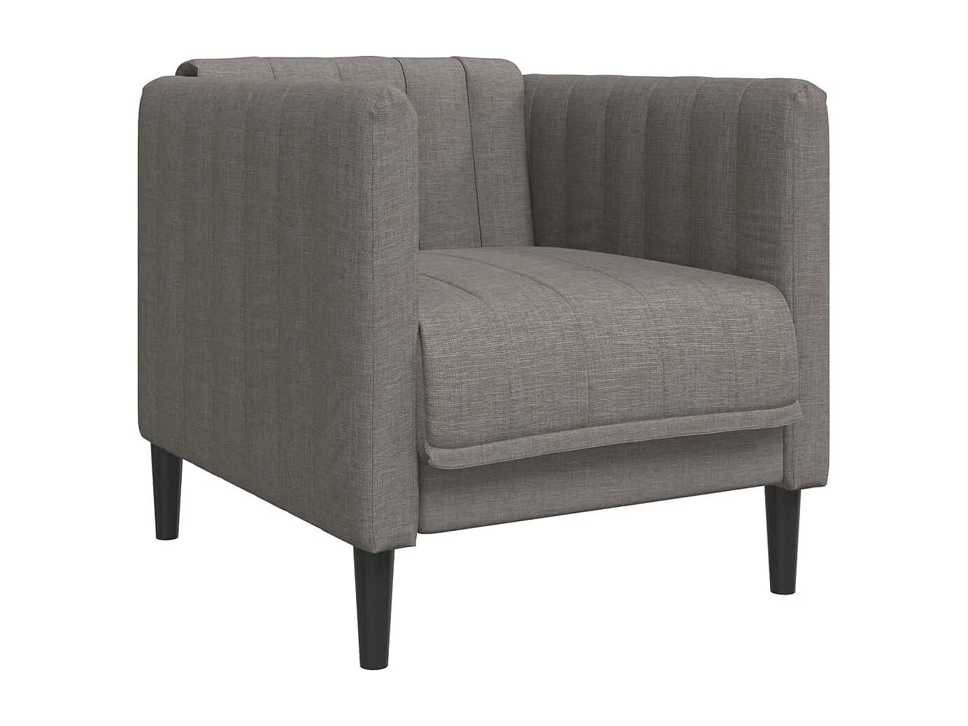 Fauteuil taupe tissu