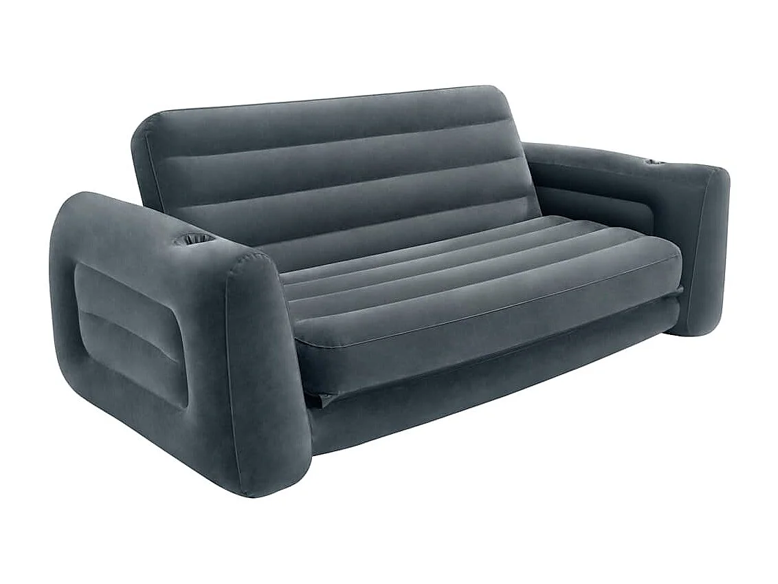 Chaise coulissante 203x231x66 cm Gris foncé