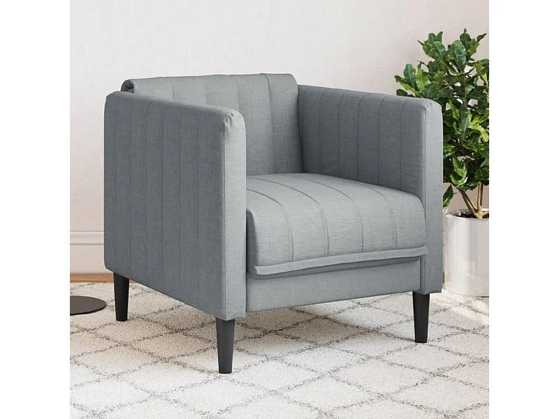 Sessel Hellgrau Stoff