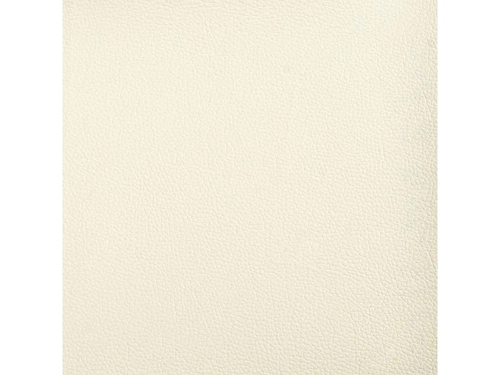 Fauteuil Crème 60 cm Similicuir