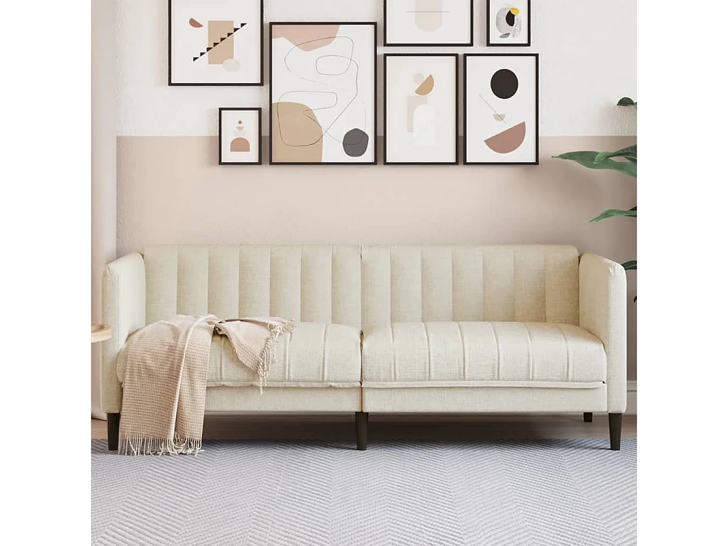 2-Sitzer-Sofa Leinen