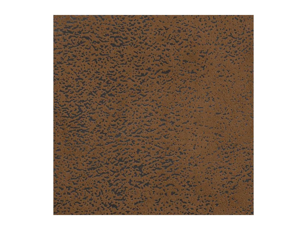 Fauteuil marron similicuir daim