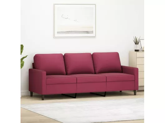 Kauf Unique 3-Sitzer-Sofa Weinrot 180 cm Samt