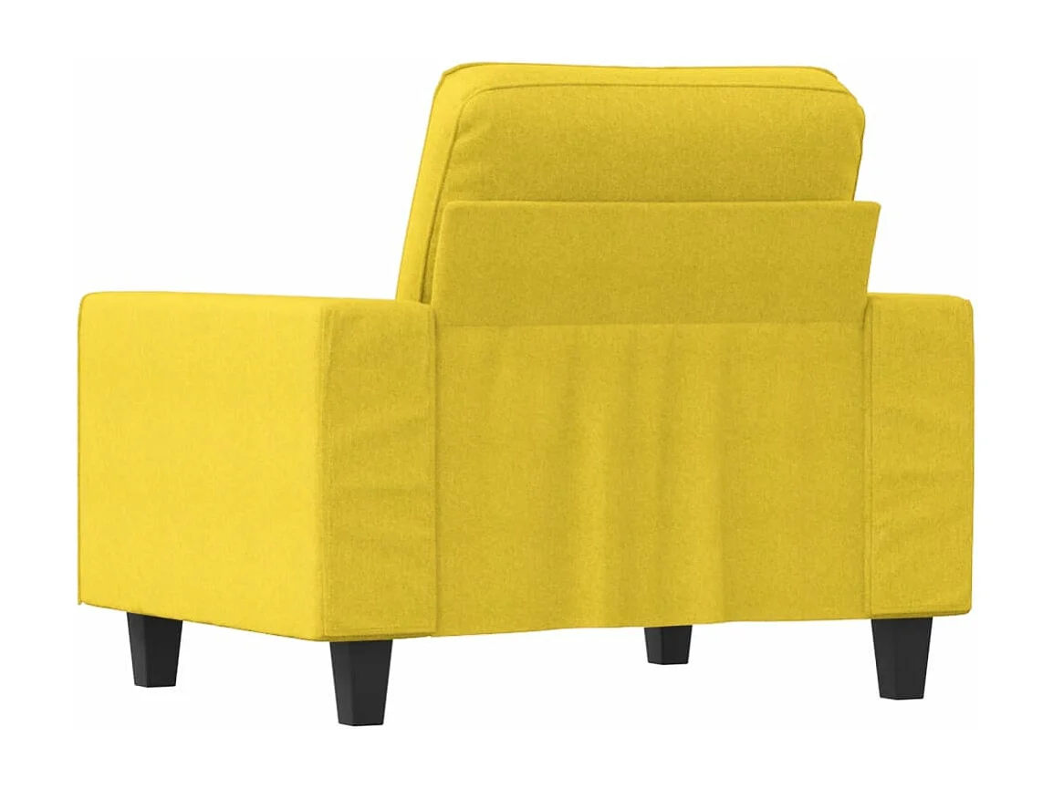 Fauteuil Jaune clair 60 cm Tissu