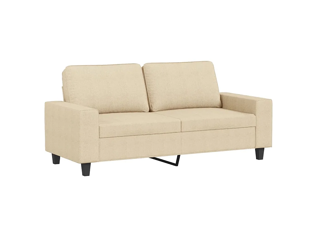 2-delige Loungeset stof crèmekleurig