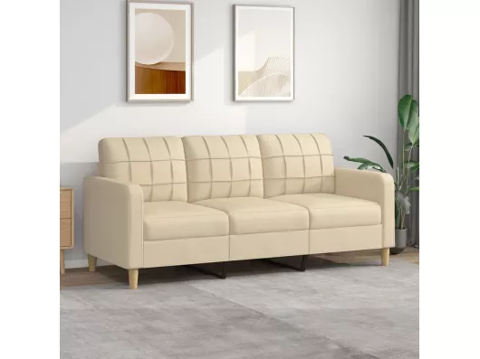 Kauf Unique 3-Sitzer-Sofa Creme 180 cm Stoff