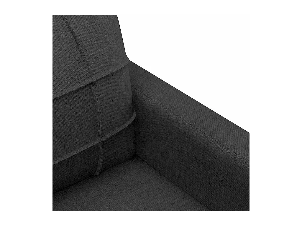 Sofasessel Schwarz 60 cm Stoff