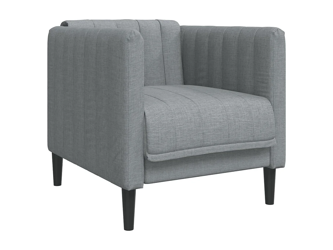 Fauteuil gris foncé tissu