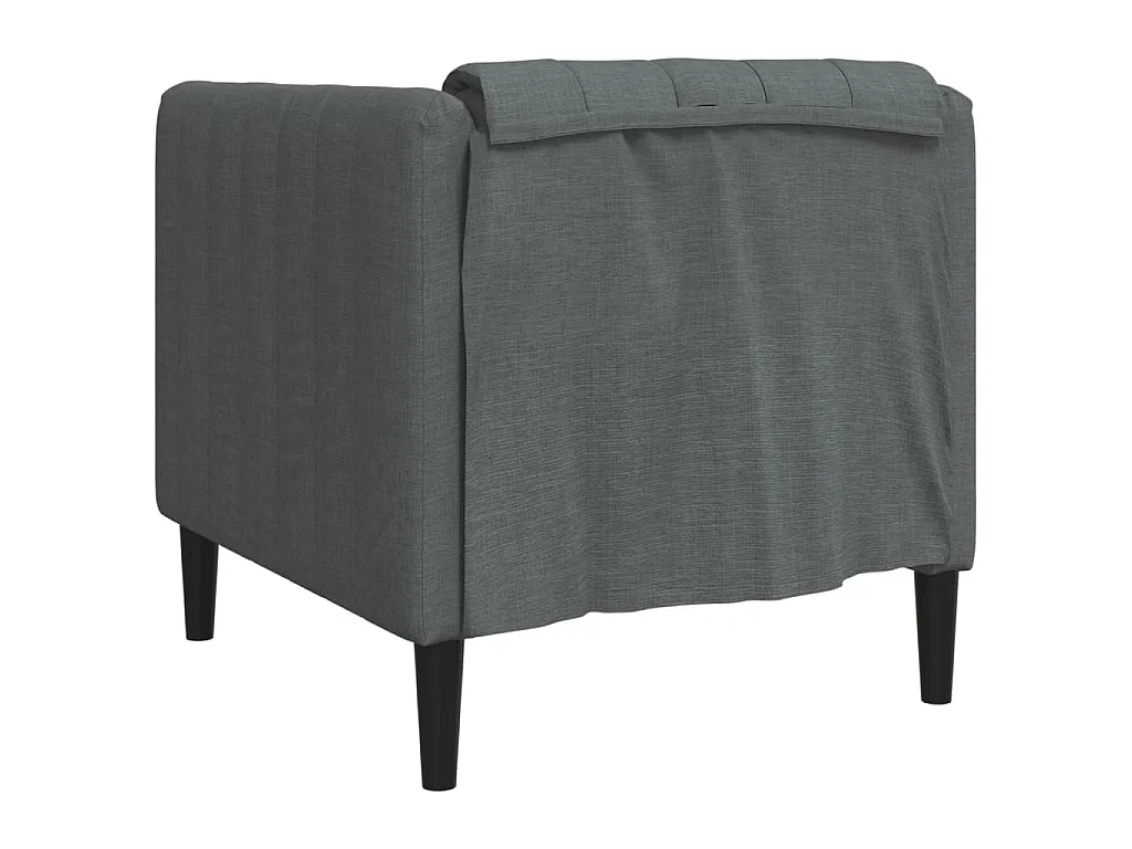 Sessel Dunkelgrau Stoff