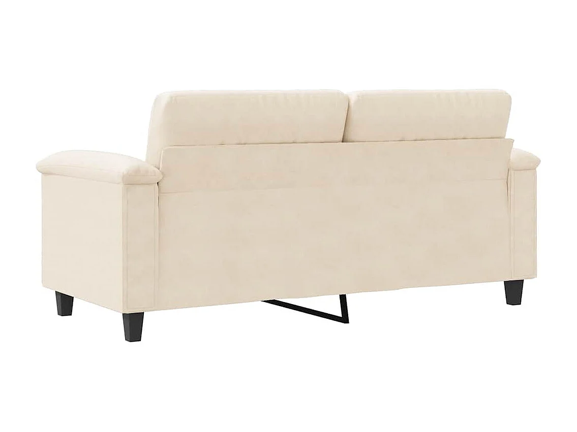 Tweezitsbank 140 cm microvezelstof beige