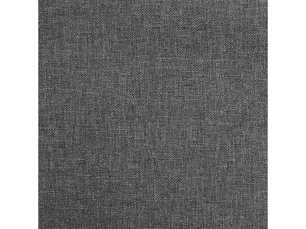 Canapé-lit à 2 places avec deux oreillers Gris foncé Tissu