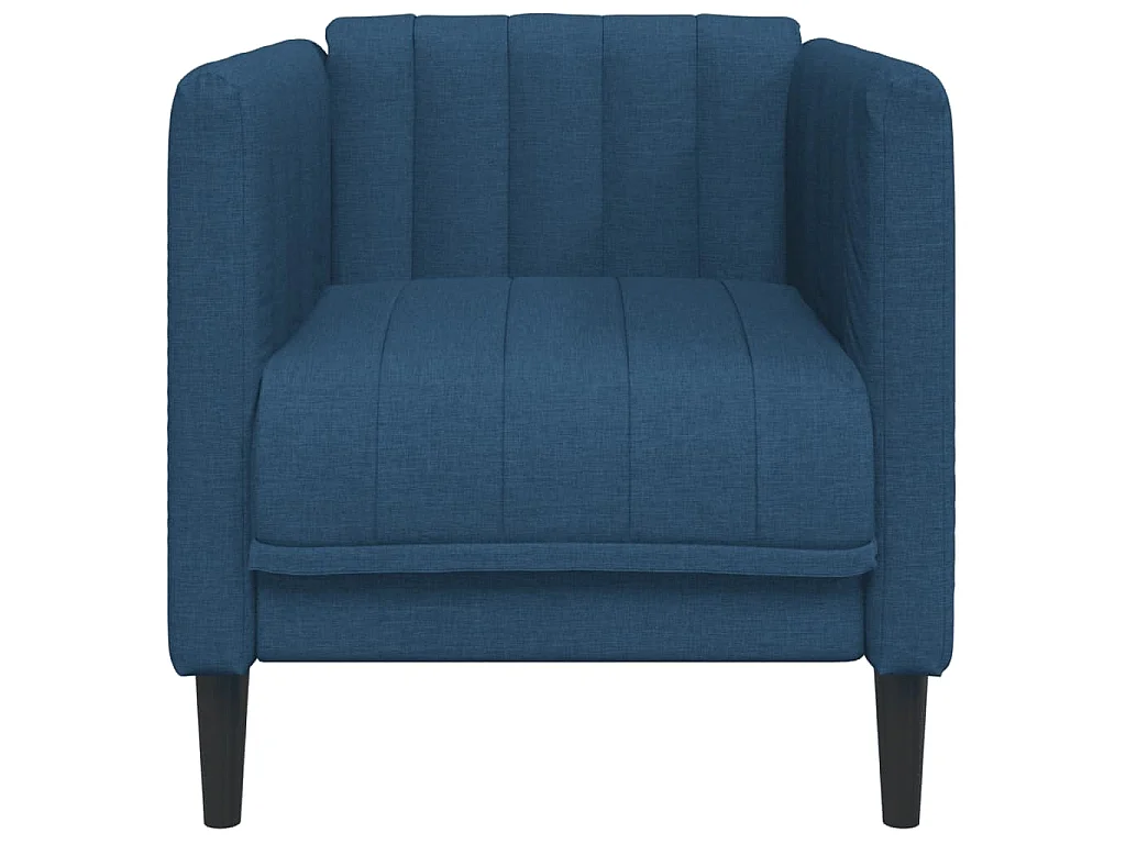 Poltrona tecido azul