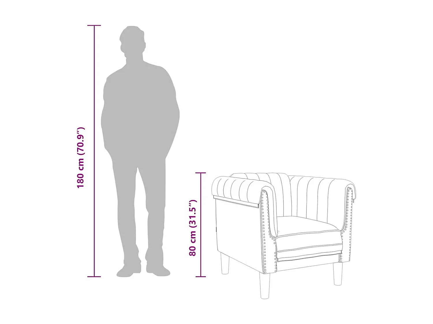 Fauteuil jaune velours