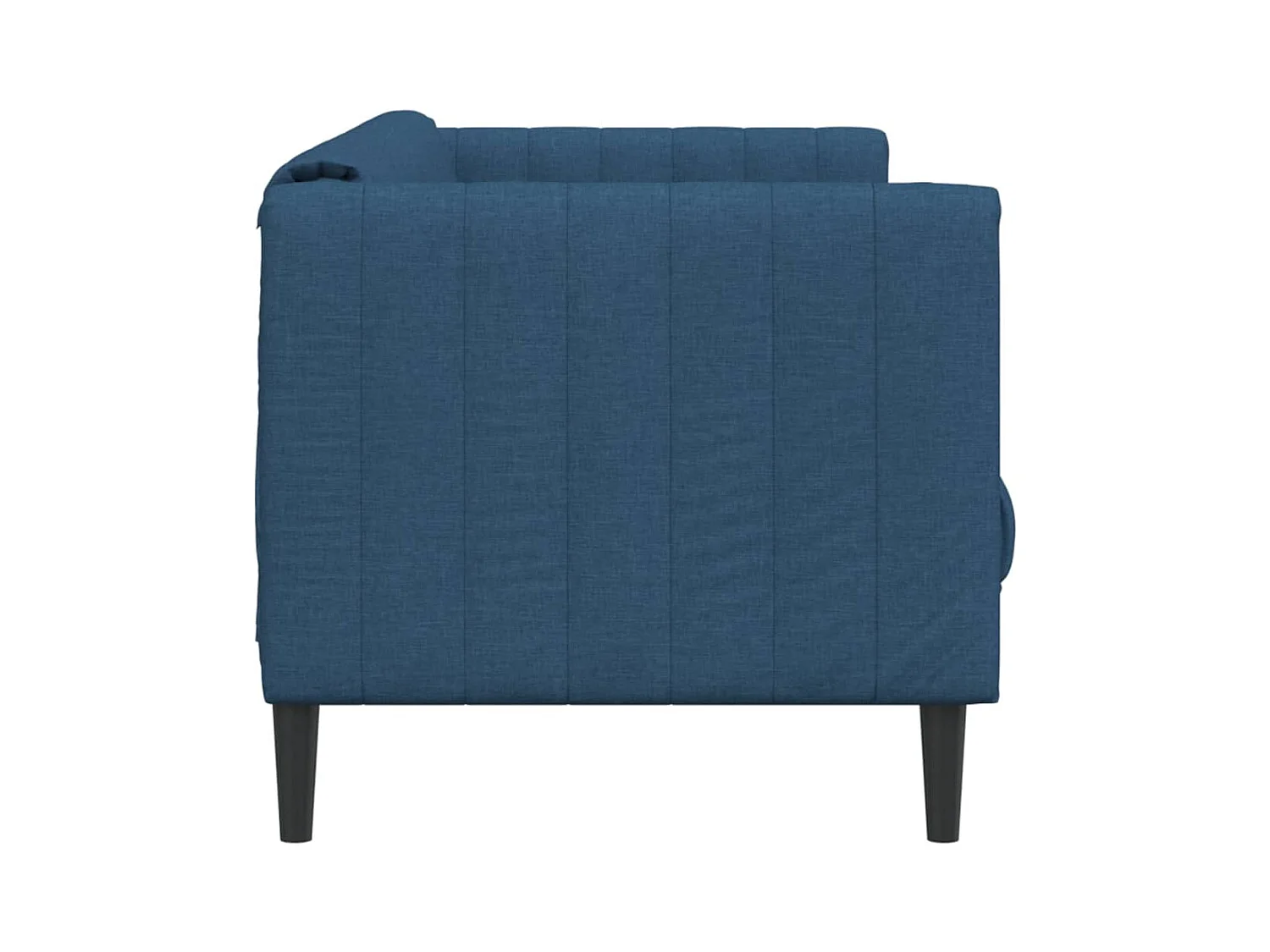 Sofa 2-Sitzer Blau Stoff