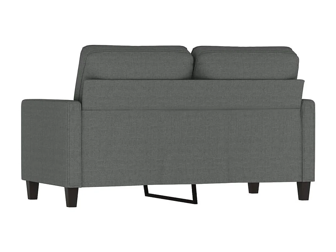 2-Sitzer-Sofa Dunkelgrau 120 cm Stoff