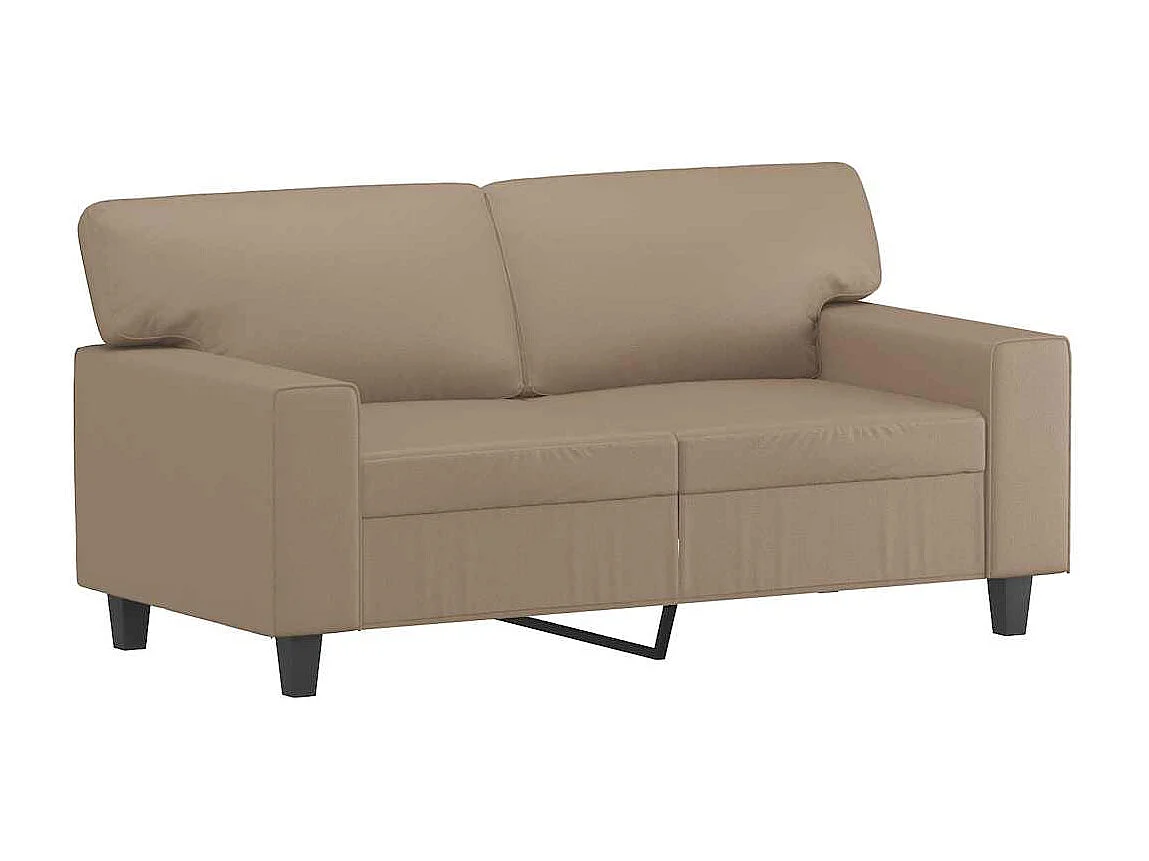 Canapé à 2 places Cappuccino 120 cm Similicuir