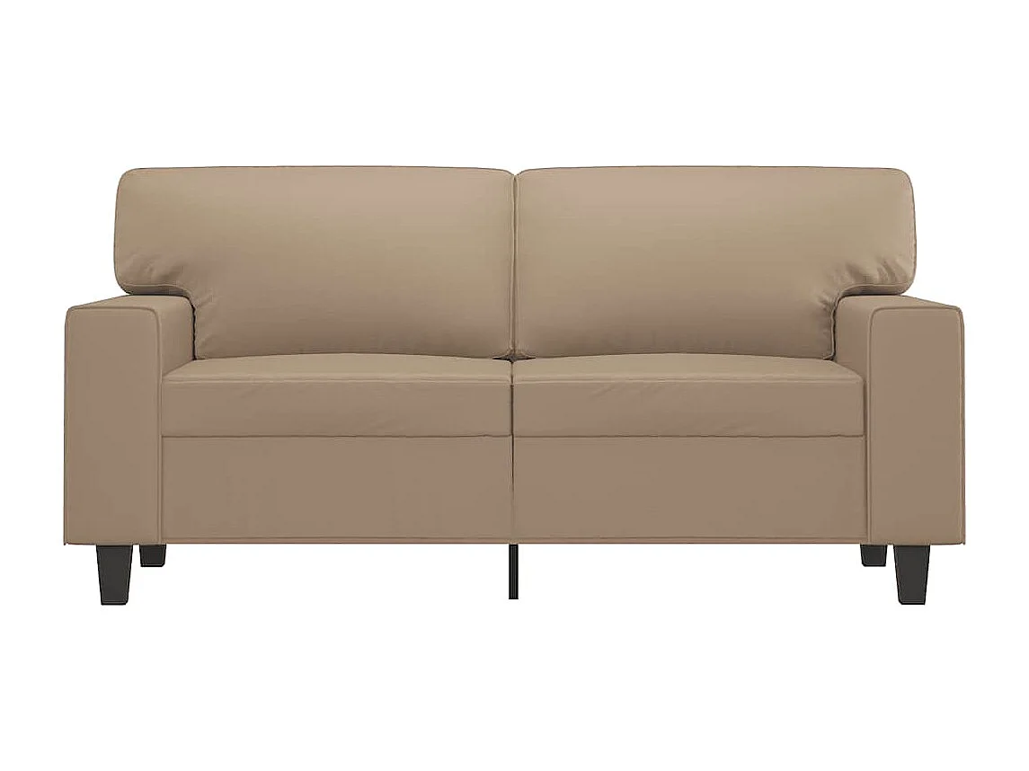 Canapé à 2 places Cappuccino 120 cm Similicuir