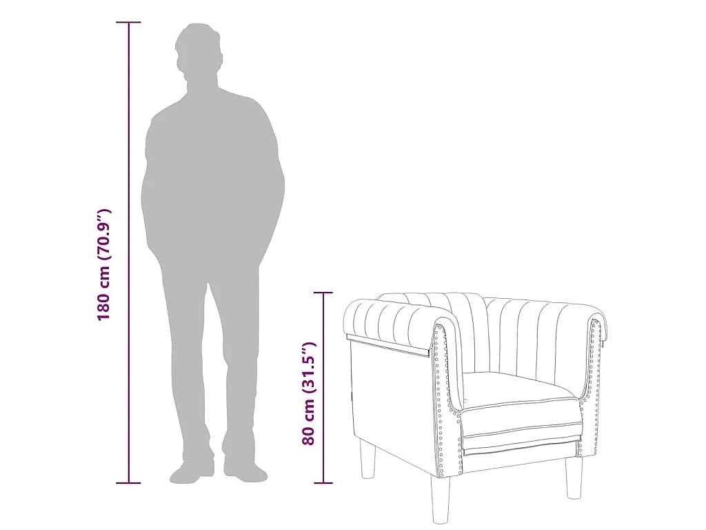 Poltrona veludo cinzento-escuro