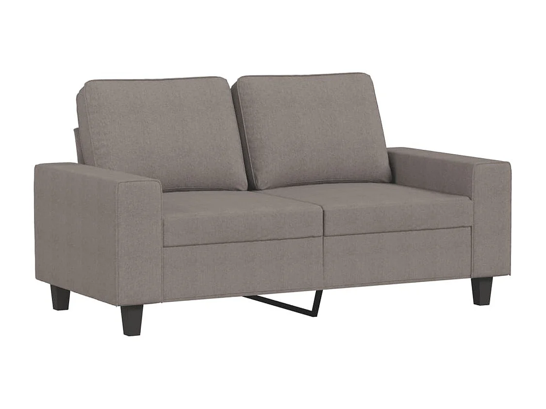 Ensemble de canapés 2 pcs taupe tissu