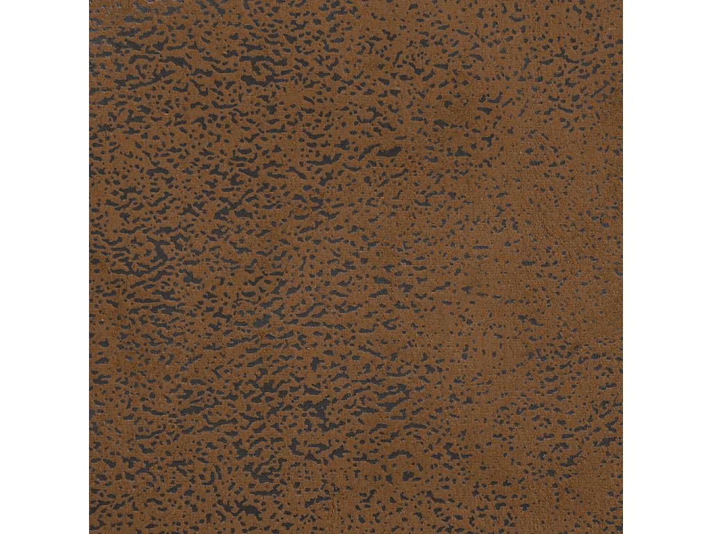 Fauteuil met kussen kunstsuède bruin