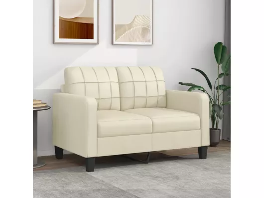 Kauf Unique 2-Sitzer-Sofa Creme 120 cm Kunstleder