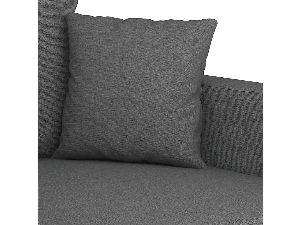 Tweezitsbank 120 cm stof donkergrijs