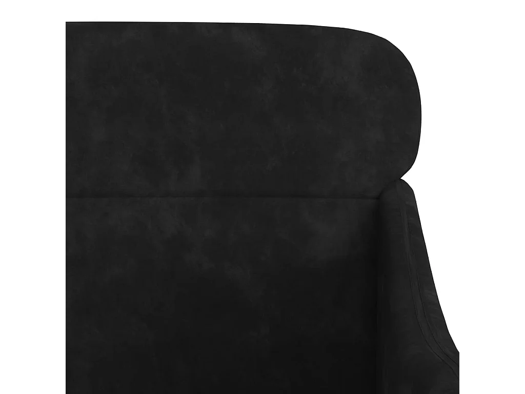 Sessel Schwarz 63x76x80 cm Samt
