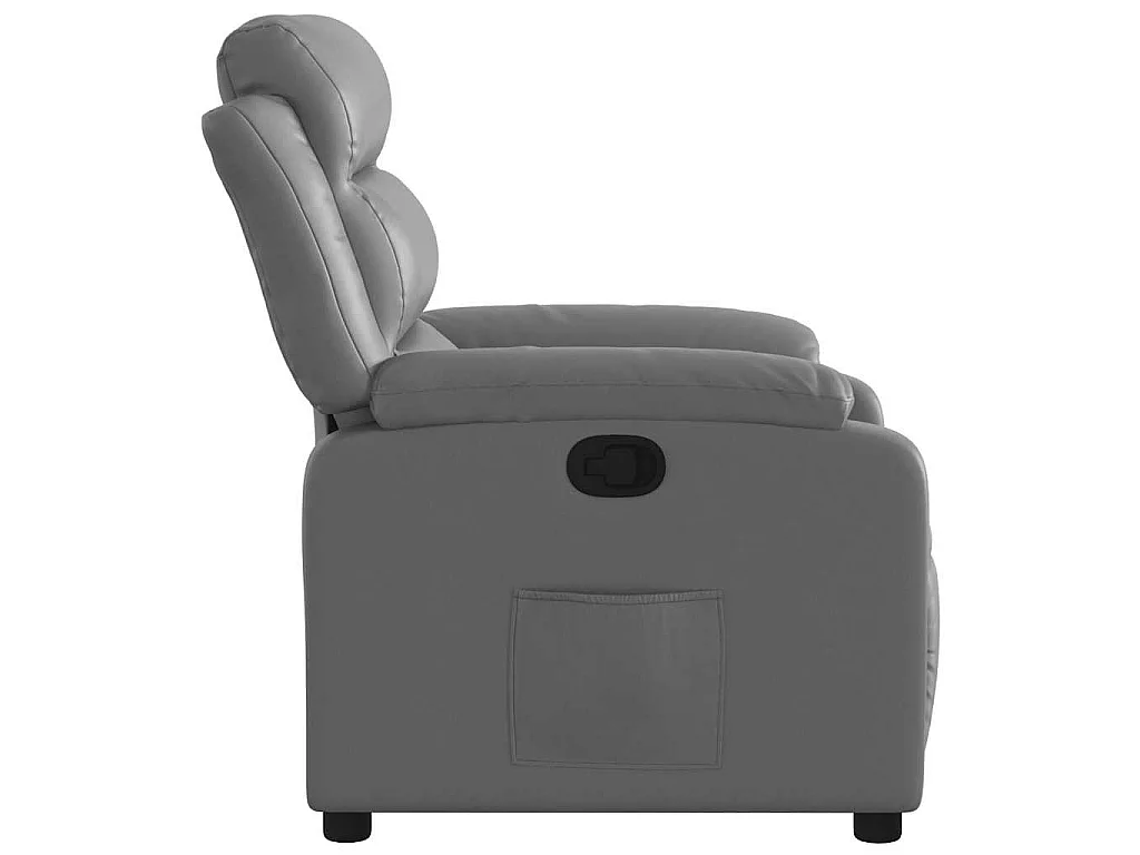 Fauteuil inclinable Gris Similicuir