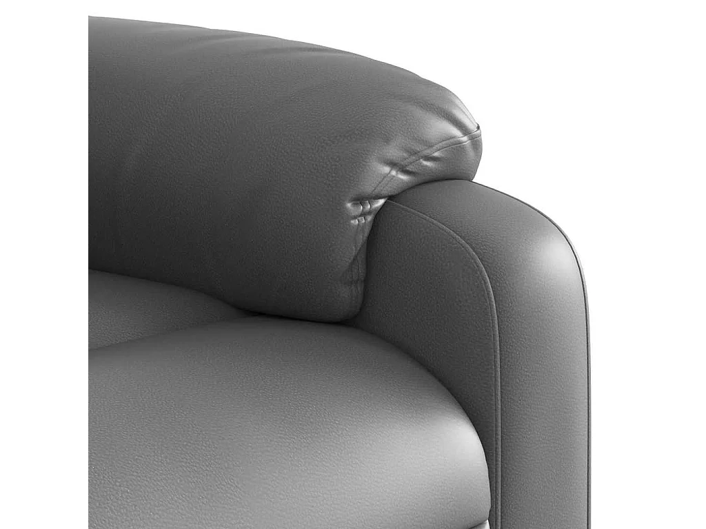 Fauteuil inclinable Gris Similicuir