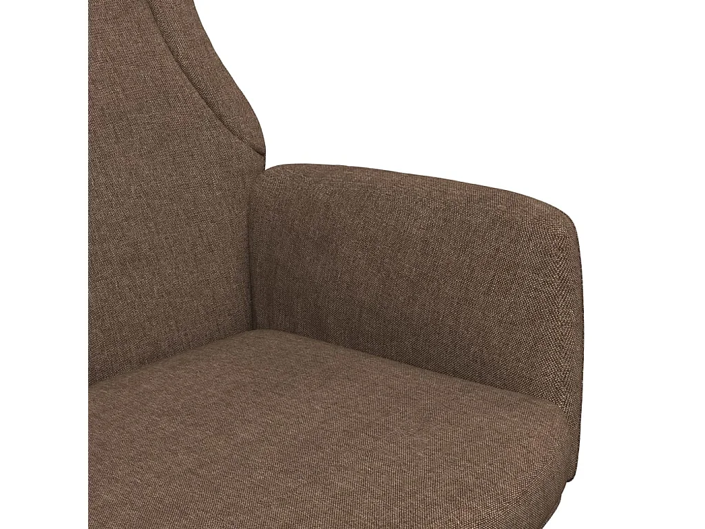 Chaise de relaxation Marron Tissu