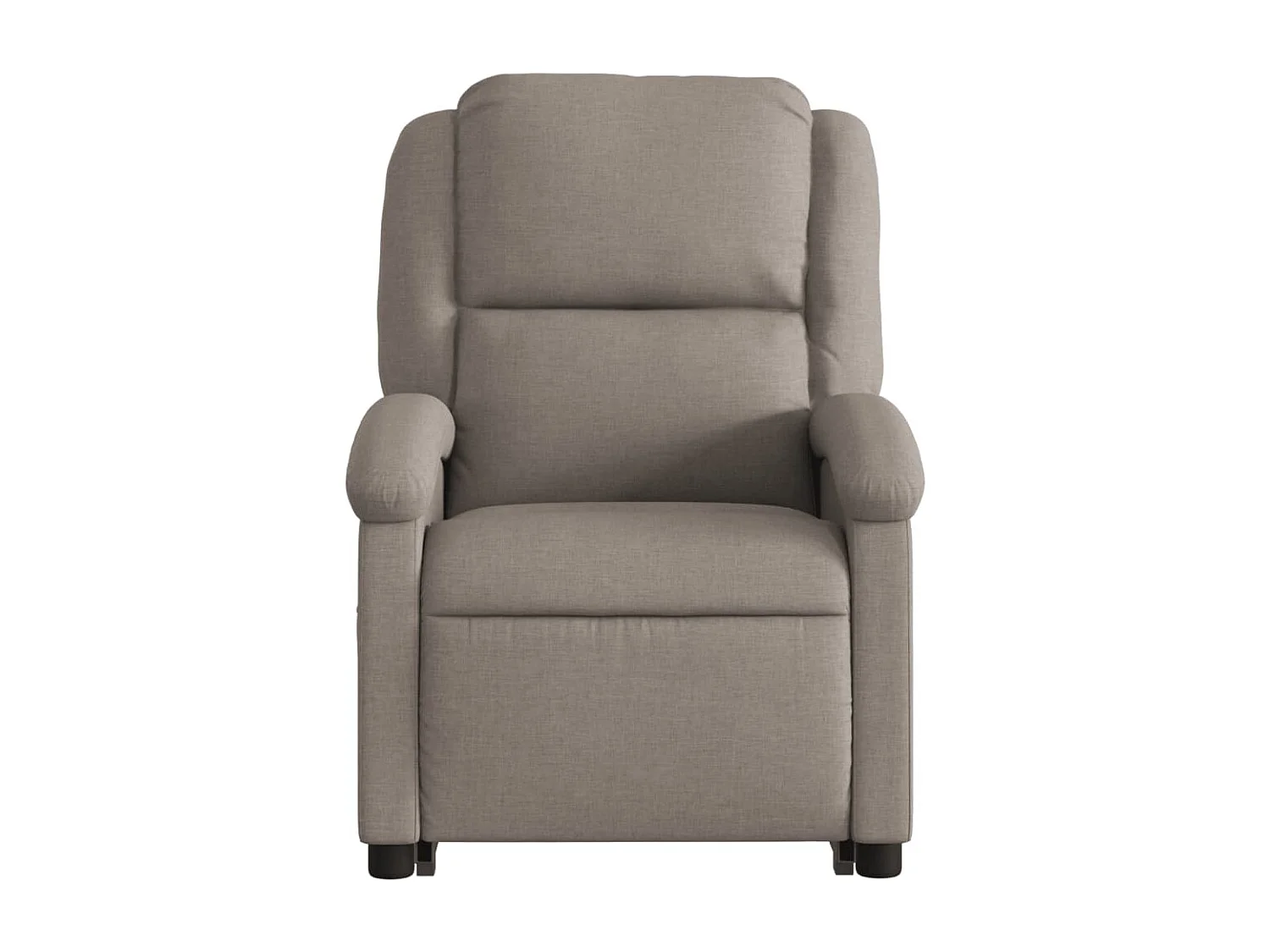 Fauteuil inclinable taupe tissu
