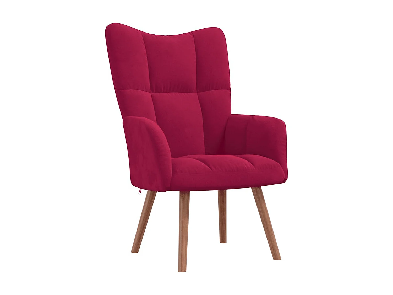 Chaise de relaxation Rouge bordeaux Velours