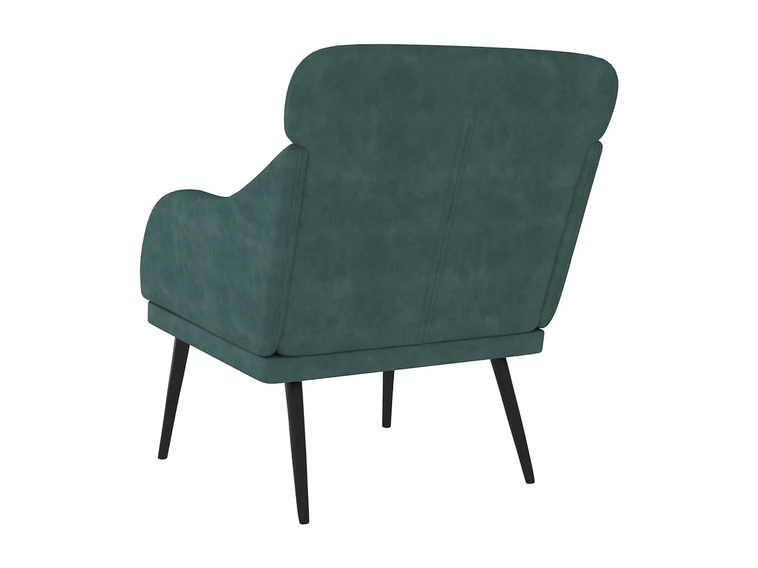 Sessel Dunkelgrün 63x76x80 cm Samt