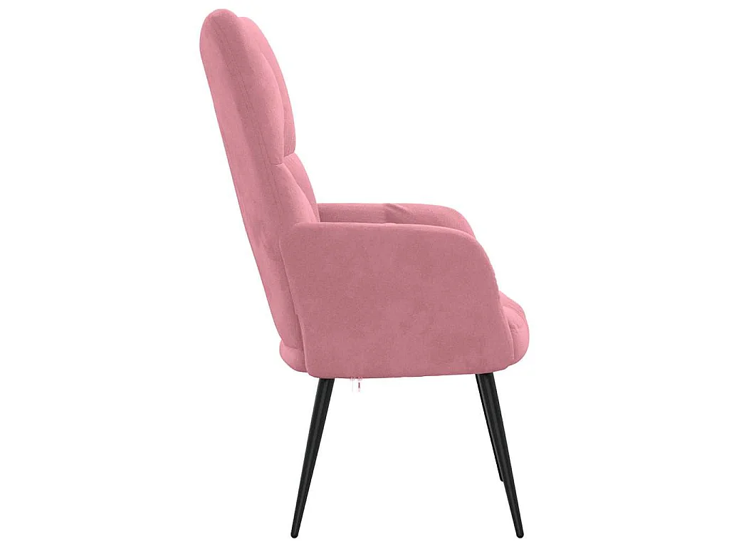 Relaxsessel Rosa Samt