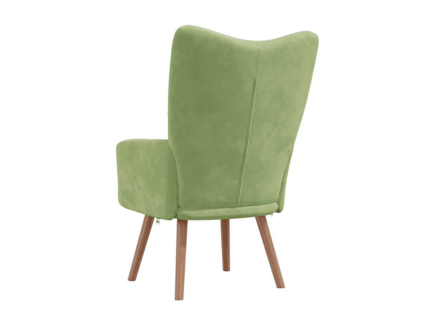 Chaise de relaxation Vert clair Velours