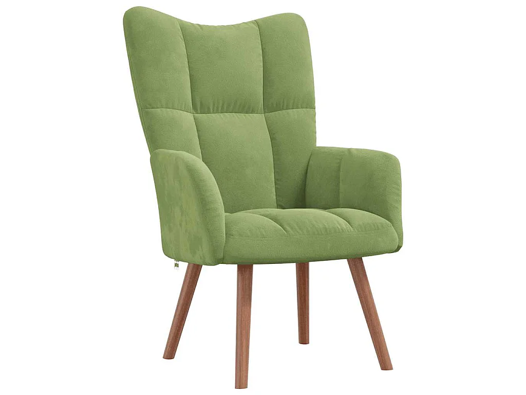 Relaxsessel Hellgrün Samt